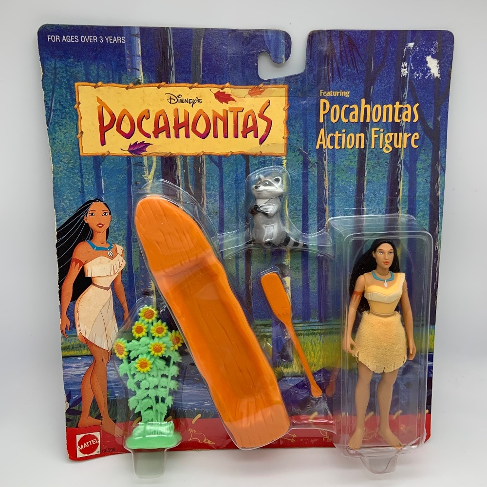 Vintage Disney Mattel Pocahontas Action Figure Set 1994 SEALED!